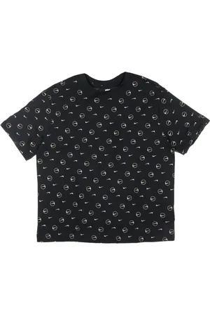 Nike Koszulki, Kobieta, Czarny, S, T-shirt z nadrukiem Boyfriend