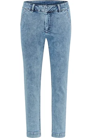 Kaffe Jeansy, Kobieta, Niebieski, M, Denim, Jasnoniebieskie Wyprane Jeansyy