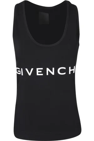 Givenchy Koszulki, Kobieta, Czarny, M, Bawełna, Top bez rękawów