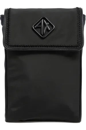 Armani Exchange Torebki, Mężczyzna, Niebieski, ONE SIZE, Torebka na ramię z regulowanym paskiem
