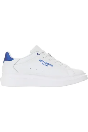 Roberto Cavalli Buty, Mężczyzna, Biały, 43 EU, Sneakers