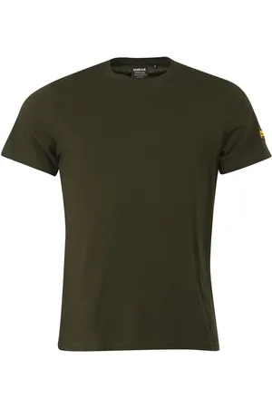Barbour Koszulki, Mężczyzna, Zielony, L, Bawełna, Devise T-Shirt