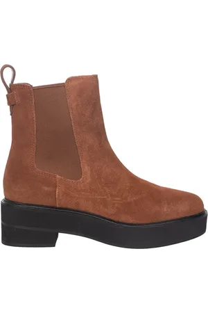 Ralph Lauren Buty, Kobieta, brązowy, 40 EU, Skóra, Botki Adrianna za Kostkę