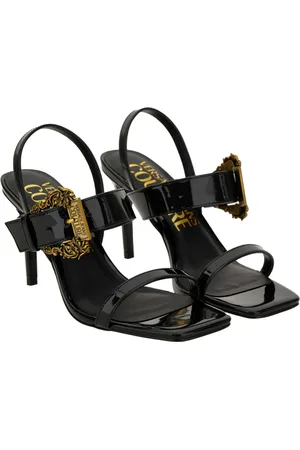 VERSACE Buty, Kobieta, Czarny, 37 EU, Sandały