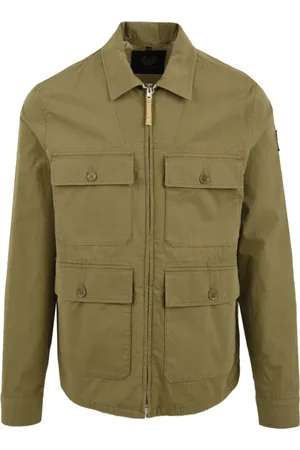 Belstaff Kurtki, Mężczyzna, Zielony, S, Bawełna, Kurtka Dalesman