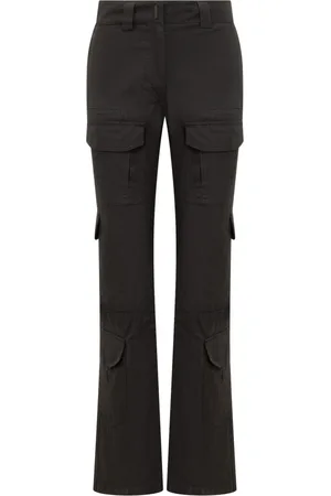 Givenchy Spodnie, Kobieta, Czarny, S, Bawełna, Spodnie z Zwężanymi Nogawkami