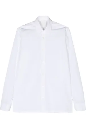 Givenchy Koszule, Mężczyzna, Biały, L, Bawełna, Koszula bawełniana 4G