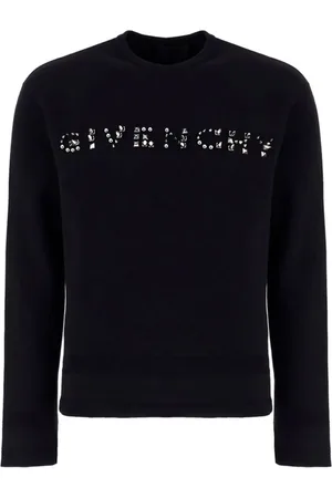 Givenchy Bluzy, Mężczyzna, Czarny, S, Bawełna, Klasyczny czarny sweter z logo
