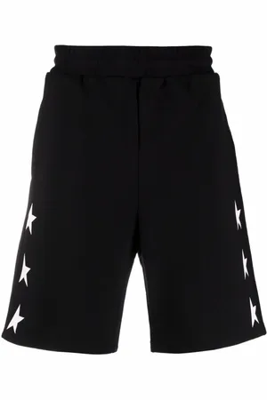 Golden Goose Szorty, Mężczyzna, Czarny, S, Bawełna, Czarne szorty jeansowe