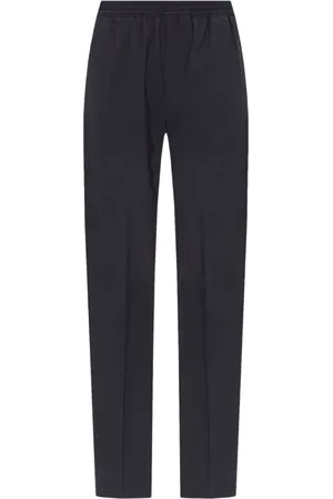 Givenchy Spodnie, Mężczyzna, Niebieski, L, Wełna, Spodnie Jogger z Elastyczną Gumką w Pasie