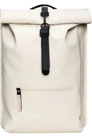 Rains Torebki, Kobieta, Beżowy, ONE SIZE, Miejski plecak typu Rolltop Urban