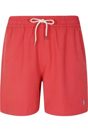 Ralph Lauren Szorty, Mężczyzna, Czerwony, L, Poliester, Bokserki Kąpielowe