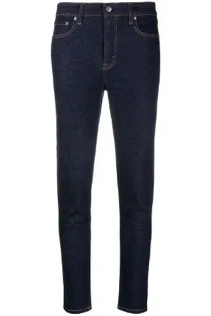 Ralph Lauren Jeansy, Kobieta, Niebieski, XL, Bawełna, Dżinsy High-Rise Skinny Ankle