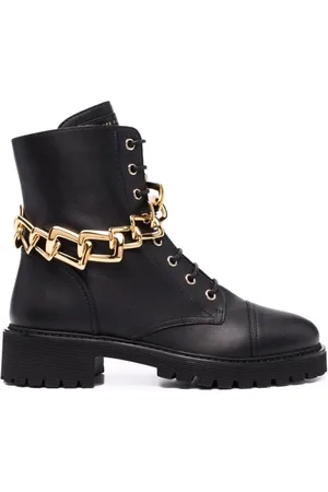 Giuseppe Zanotti Buty, Kobieta, Czarny, 36 EU, Skóra, Botki Biker
