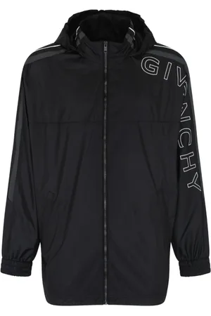 Givenchy Sport, Mężczyzna, Czarny, S, Nylon, Czarna nylonowa kurtka sportowa