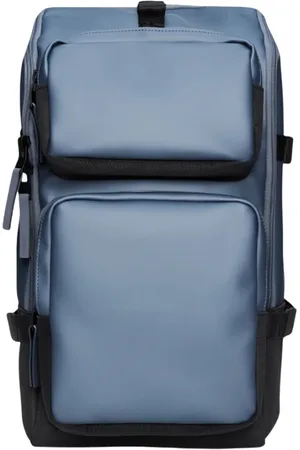Rains Torebki, unisex, Niebieski, ONE SIZE, Poliester, Plecak Trail Cargo z kieszenią na laptopa
