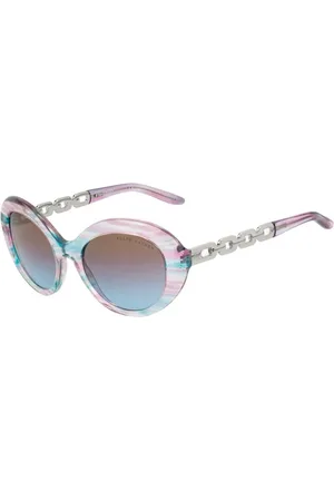 Ralph Lauren Akcesoria, Kobieta, Wielobarwność, ONE SIZE, Stylowe okulary przeciwsłoneczne z żywicy z brązowymi szkłami