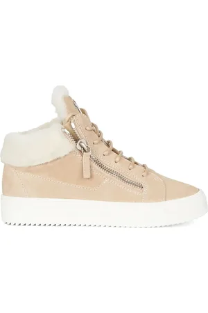 Giuseppe Zanotti Buty, Kobieta, Beżowy, 38 1/2 EU, Skóra, May Lond Sneakers