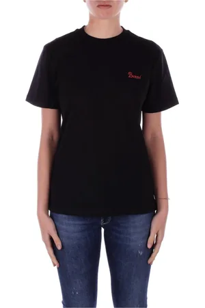 BARROW Koszulki, Kobieta, Czarny, M, Bawełna, Czarny T-shirt z Logo