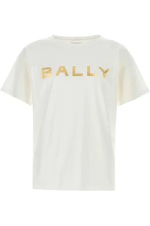 Bally Koszulki, Mężczyzna, Biały, M, Bawełna, Biała bawełniana koszulka