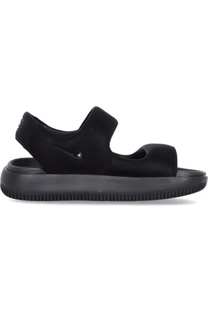 Nike Buty, Kobieta, Czarny, 38 EU, Czarne gumowe sandały o ergonomicznym designie