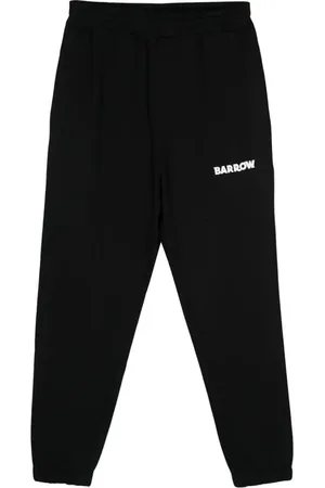 BARROW Spodnie, Mężczyzna, Czarny, L, Bawełna, Sportowe spodnie dresowe z logo