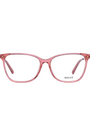 Bally Akcesoria, Kobieta, Czerwony, ONE SIZE, Czerwone okulary trapezowe