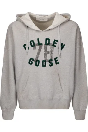 Golden Goose Bluzy, Kobieta, Szary, M, Bawełna, Bluza z kapturem Journey