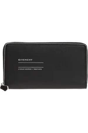 Givenchy Akcesoria, Kobieta, Czarny, ONE SIZE, Skóra, Portfel skórzany z logo