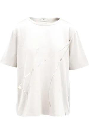 HERNO Koszulki, Mężczyzna, Biały, M, Bawełna, T-shirt z nadrukiem graficznym z okrągłym dekoltem
