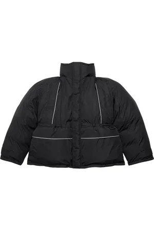 Balenciaga Kurtki, Mężczyzna, Czarny, S, Len, Oversized Padded Parka