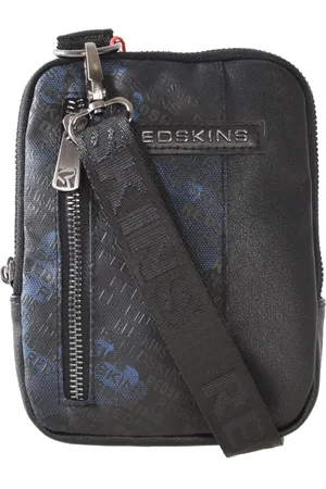 Redskins Torebki, Mężczyzna, Czarny, ONE SIZE, Skóra, Mała torba na ramię z logo - XXS