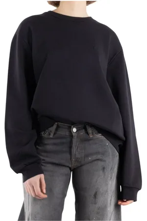 Acne Studios Bluzy, Kobieta, Czarny, M, Czarny Bawełniany Kombinezon