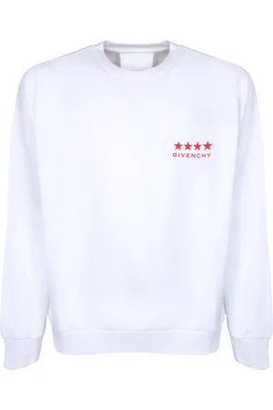 Givenchy Bluzy, Mężczyzna, Biały, M, Bawełna, Bluza dresowa