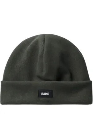 Rains Akcesoria, unisex, Zielony, ONE SIZE, Poliester, Składany Wodoodporny Kapelusz