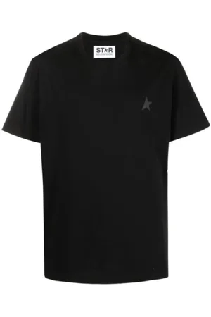 Golden Goose Koszulki, Mężczyzna, Czarny, M, Bawełna, Klasyczna Czarna Koszulka