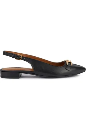 Geox Buty, Kobieta, Czarny, 38 EU, Skóra, Baleriny