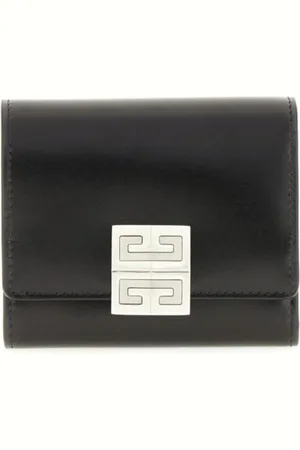 Givenchy Akcesoria, Mężczyzna, Czarny, ONE SIZE, Skóra, Portfel Trifold 4G