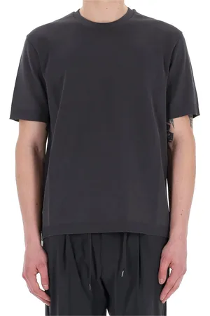 HERNO Koszulki, Mężczyzna, Szary, S, Bawełna, Bawełniana koszulka T-shirt i Polo