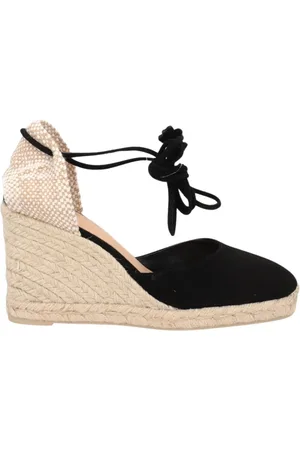 Castaner Buty, Kobieta, Czarny, 39 EU, Czarna Sandałki Na Koturnie