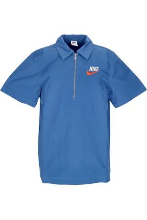Nike Koszulki, Mężczyzna, Niebieski, L, Bawełna, Trendowa Koszula Polo Sportowa w Niebieskim Kolorze
