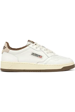 Autry Buty, Mężczyzna, Biały, 41 EU, Skóra, Klasyczne Białe Sneakersy