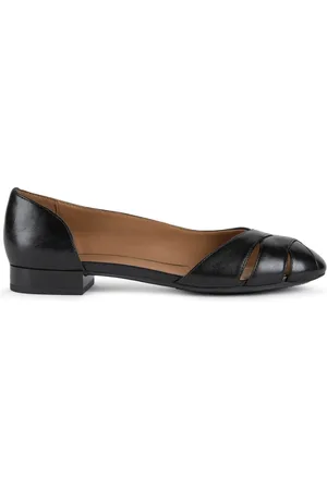 Geox Buty, Kobieta, Czarny, 37 EU, Skóra, Pheby 20 Baleriny