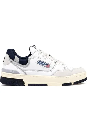 Autry Buty, Mężczyzna, Biały, 42 EU, Skóra, Skórzane Sneakersy