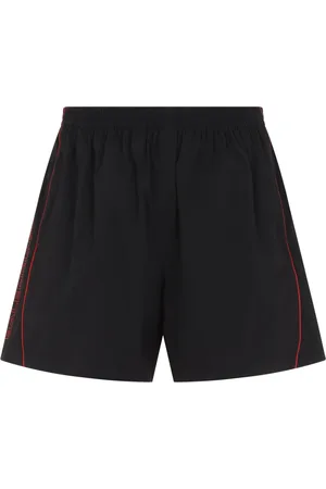 Balenciaga Szorty, Mężczyzna, Czarny, M, Len, Szorty dresowe