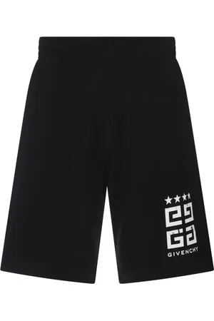 Givenchy Szorty, Mężczyzna, Czarny, S, Bawełna, Bermudy z logo 4G