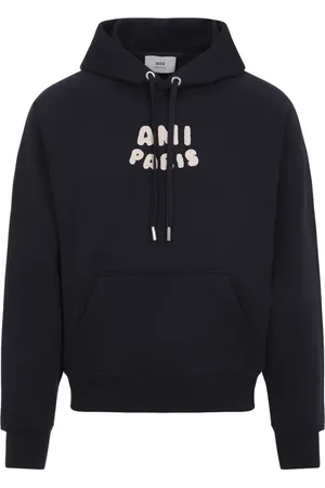 Ami Bluzy, Mężczyzna, Niebieski, S, Bawełna, Niebieska Bluza