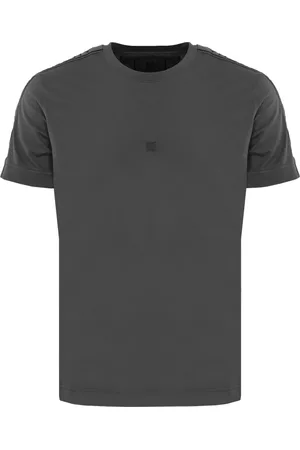 Givenchy Koszulki, Mężczyzna, Szary, L, Bawełna, Szara koszulka z motywem 4G