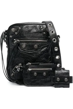 Balenciaga Torebki, Mężczyzna, Czarny, ONE SIZE, Skóra, Torba na ramię Le Cagole