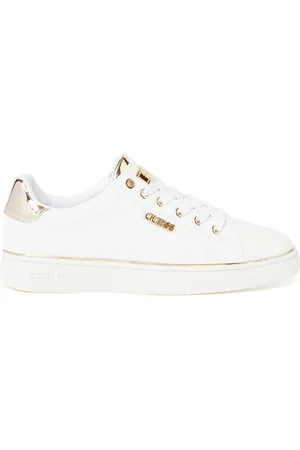 Guess Buty, Kobieta, Biały, 38 EU, Skóra, Sneakersy Beckie Fashion